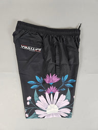 VB Purple Daisy Flower Shorts