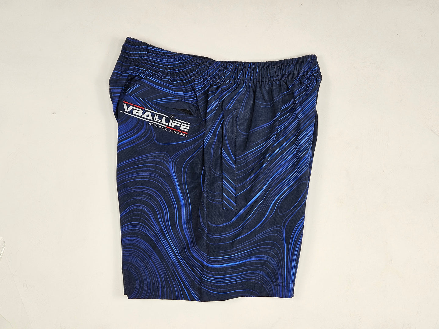 VB Blue Abstract Shorts