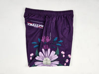 VB Purple Daisy Flower Shorts