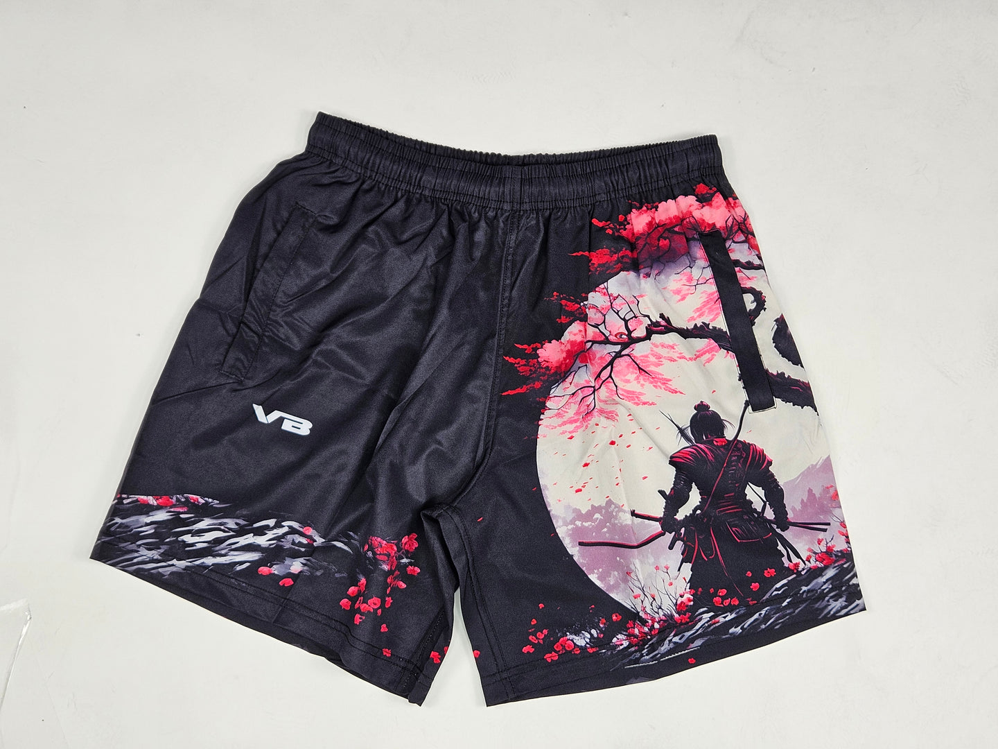 VB White Moon Samurai Shorts