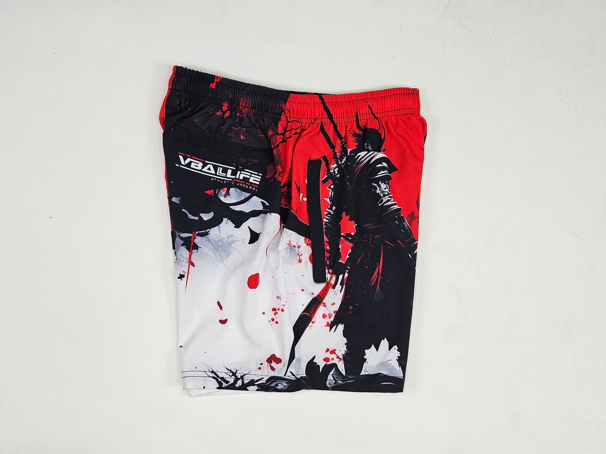 VB Splash of Blood Samurai Shorts