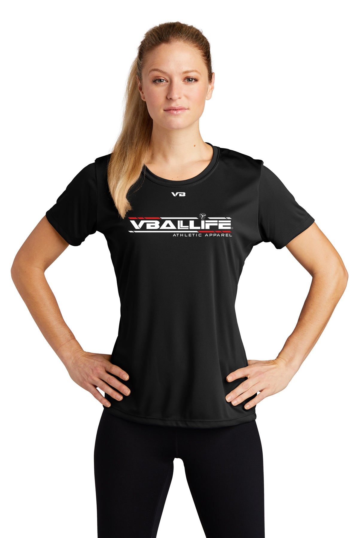 VBALLIFE Ladies Performance Short Sleeve