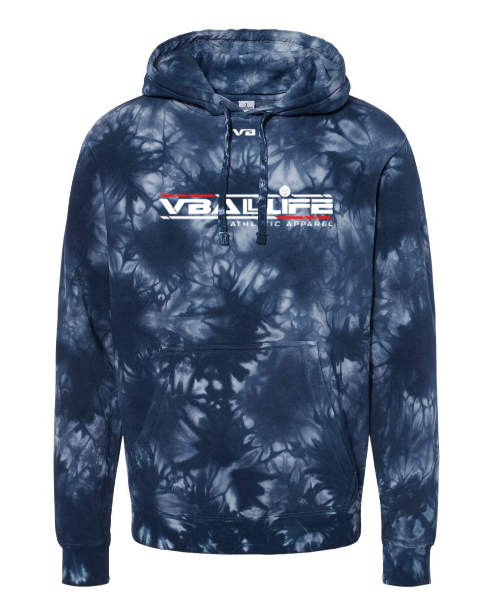 VBALLIFE Tie-Dye Hooded Sweatshirt