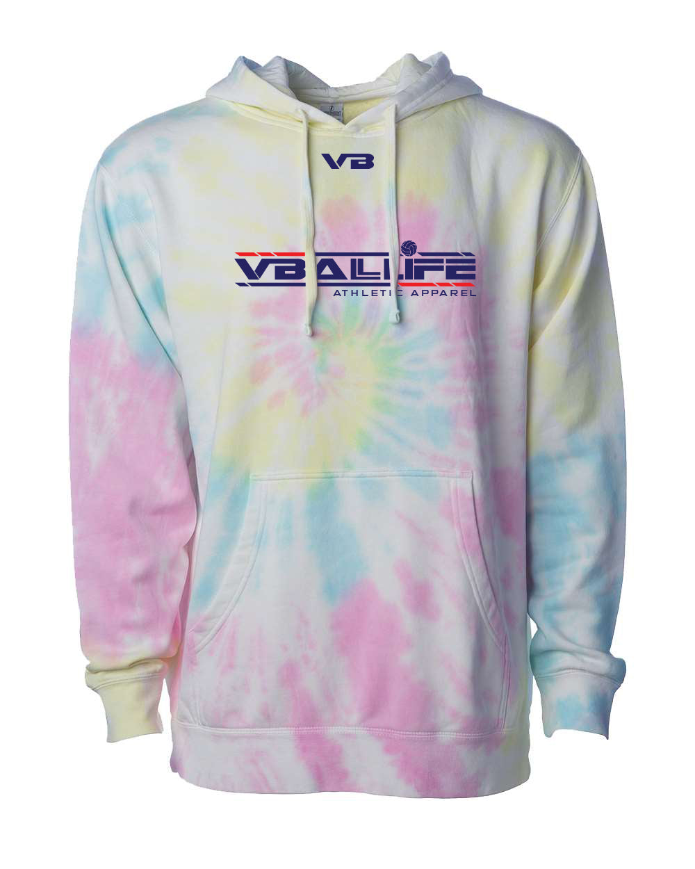 VBALLIFE Tie-Dye Hooded Sweatshirt