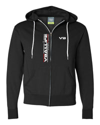 VBALLIFE Unisex Lightweight Full-Zip Hooded Sweatshirt -