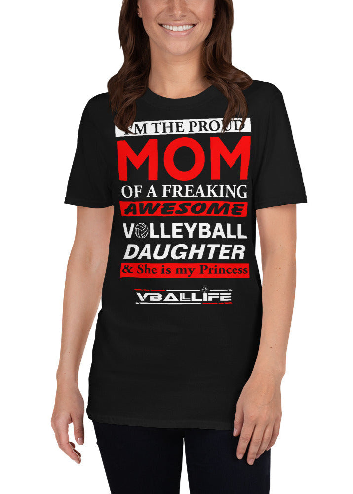 VBALLIFE Awesome VB Mom T-Shirt