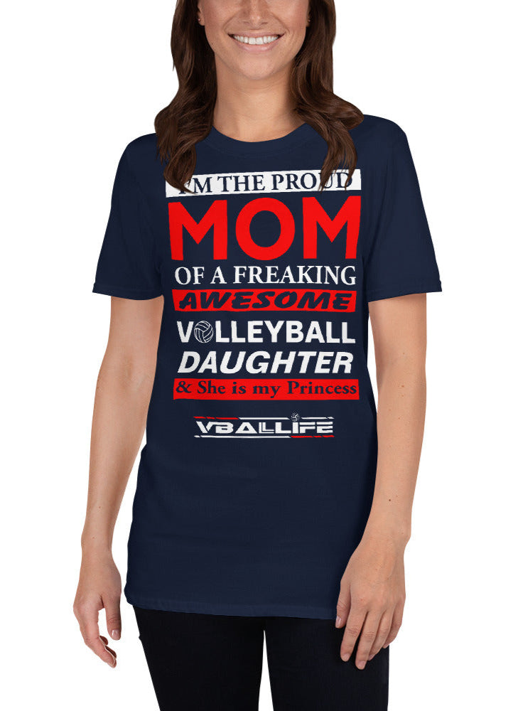 VBALLIFE Awesome VB Mom T-Shirt
