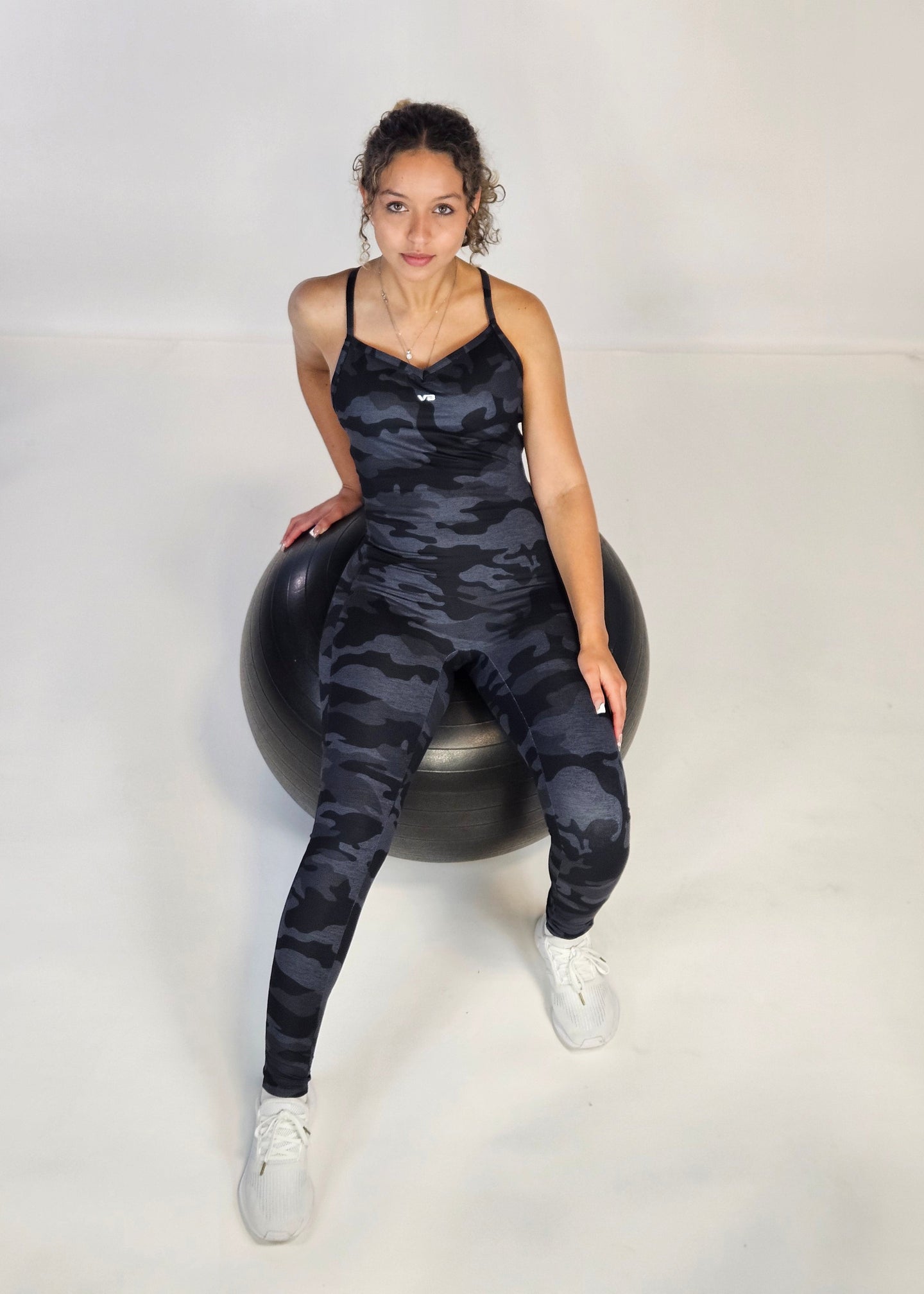 VB Camo Strapless Long back bodysuit
