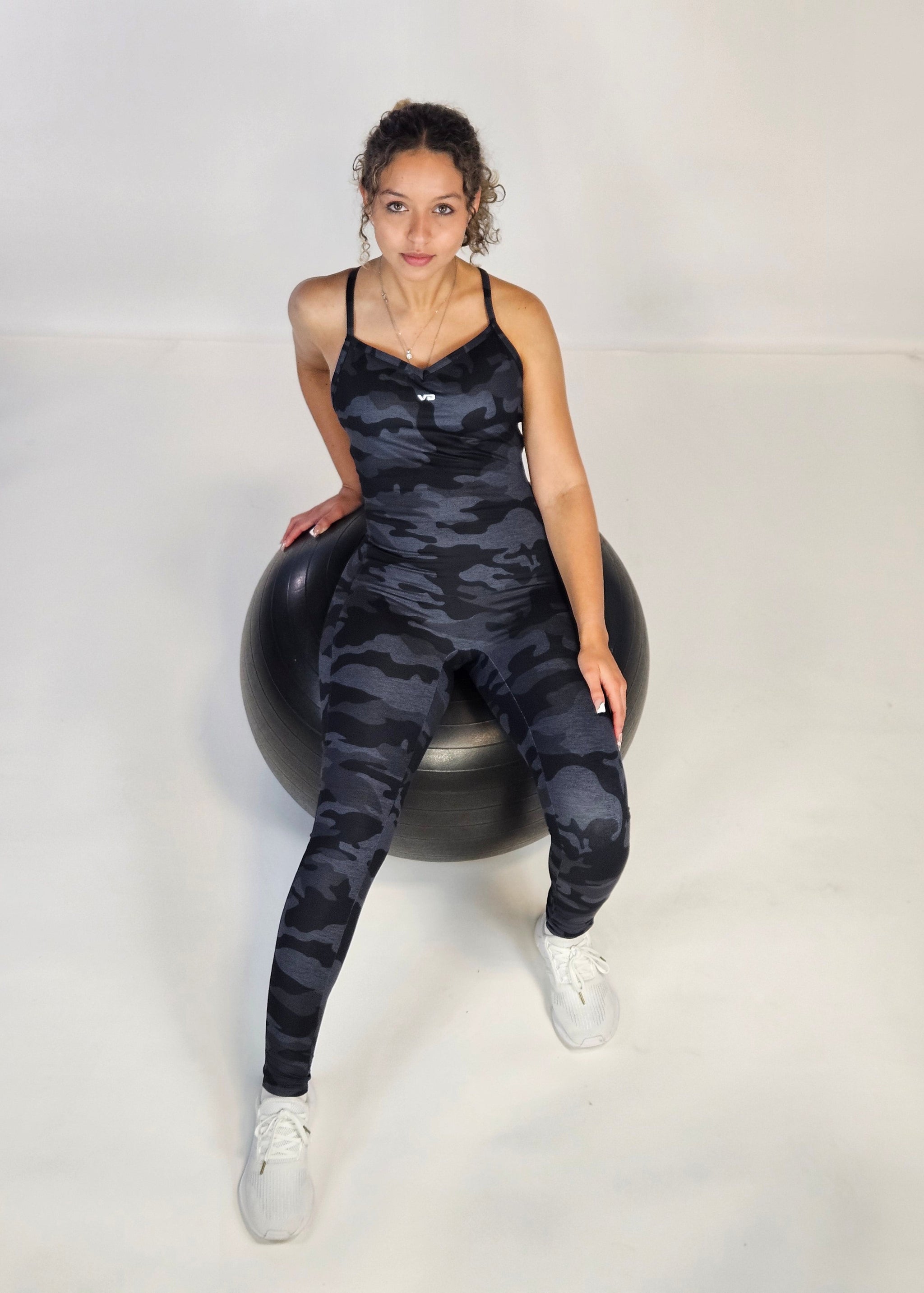 VB Camo Strapless Long back bodysuit