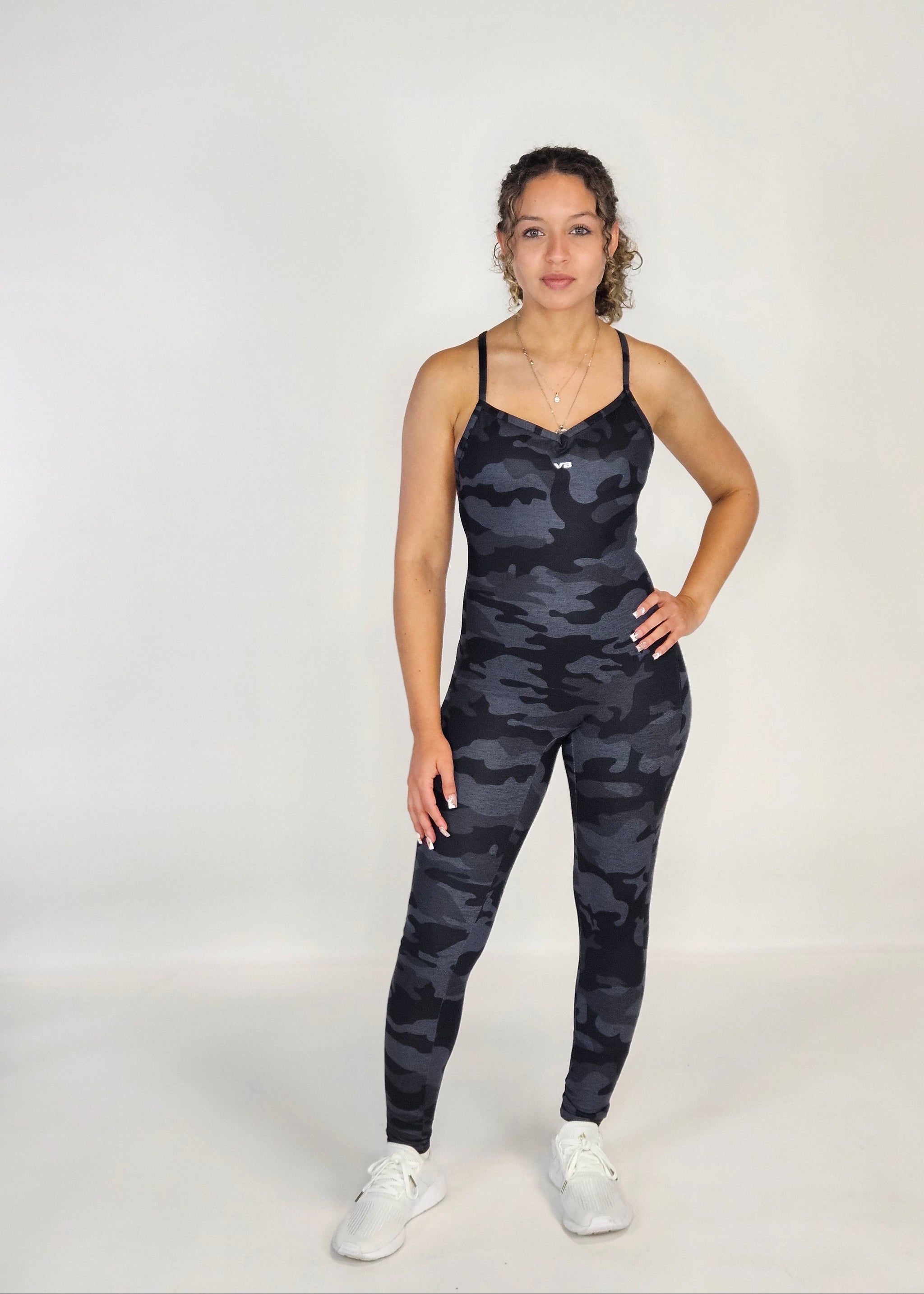 VB Camo Strapless Long back bodysuit