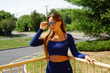 VB Lux Seamless Ribbed Long Sleeve & Bottom Yoga Set