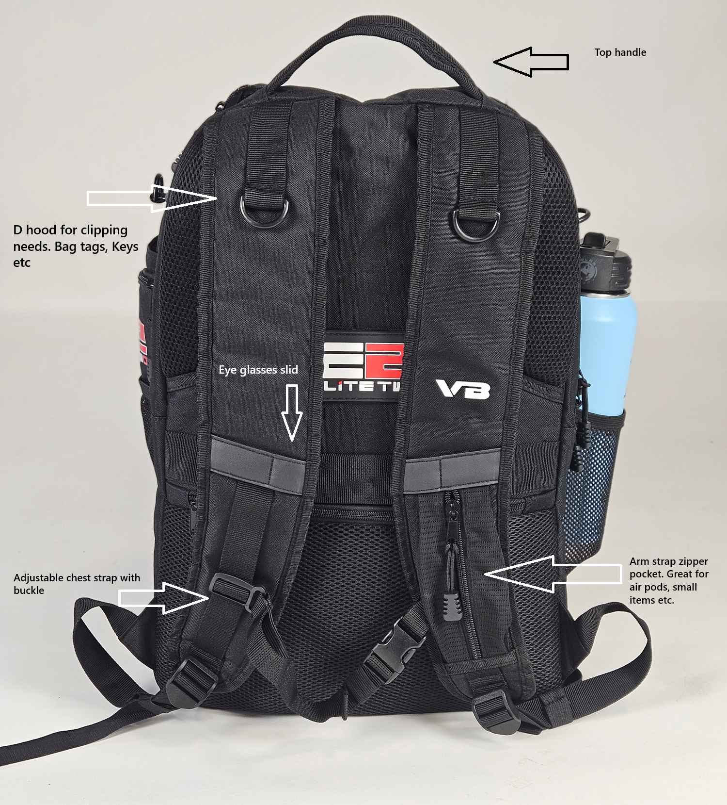 can mini elite hold 2 backpack ELITE 2 by VBALLIFE Backpack – VBALLIFE Athletic Apparel