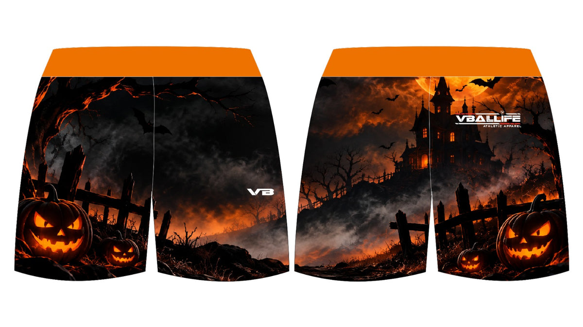 VB Halloween Pumpkin Athletic Shorts