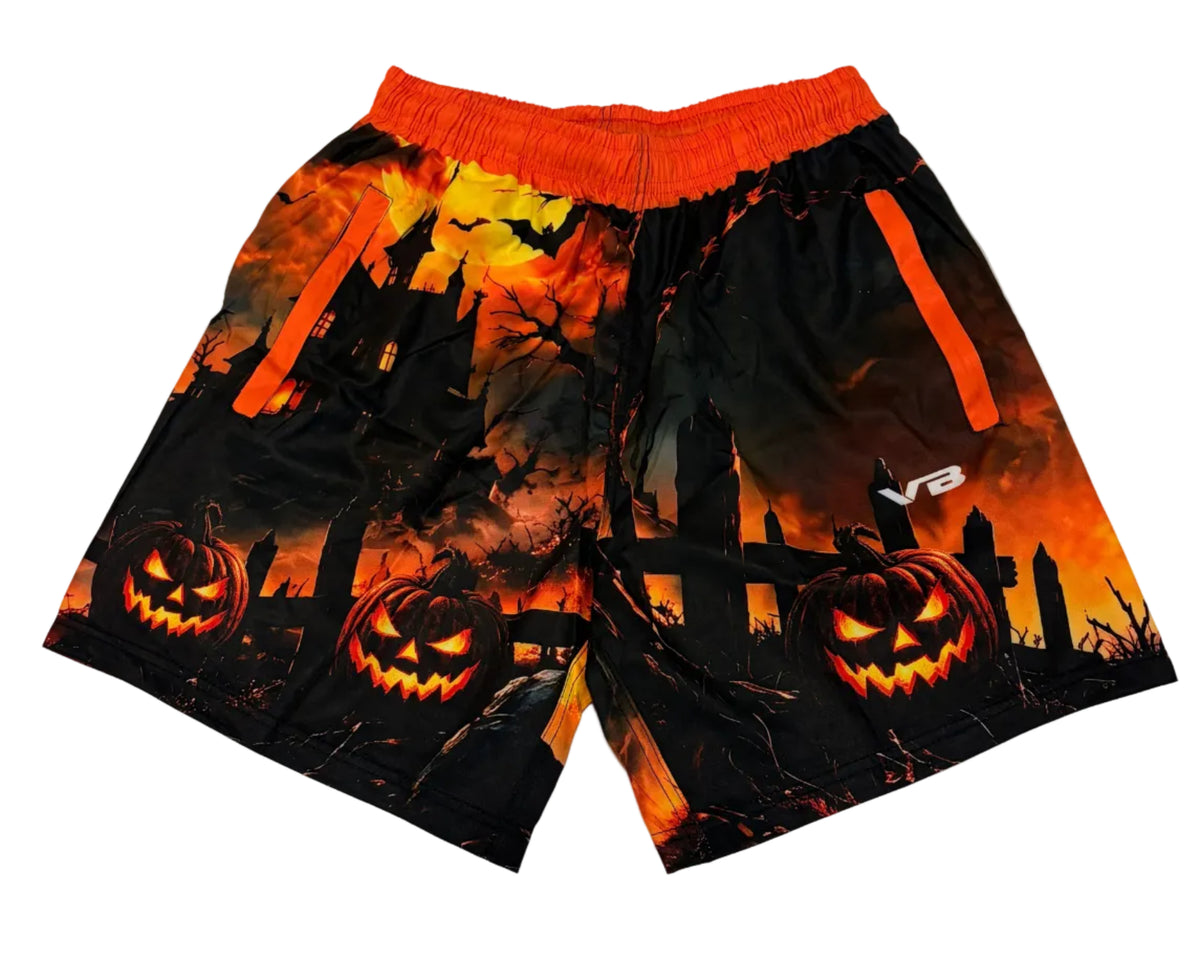 VB Halloween Pumpkin Athletic Shorts