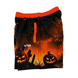 VB Halloween Pumpkin Athletic Shorts