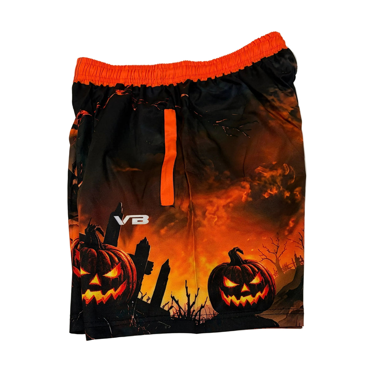 VB Halloween Pumpkin Athletic Shorts