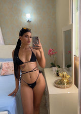 Sexy VB Triangle Bikini with long strings