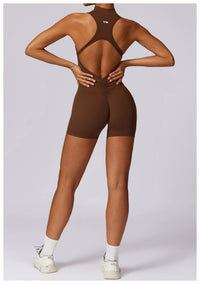 VB Sculpt & Scrunch Short Bodysuit Jumpsuit