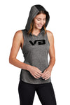 VBALLIFE Ladies Sleeveless Wicking Hoodie Tank