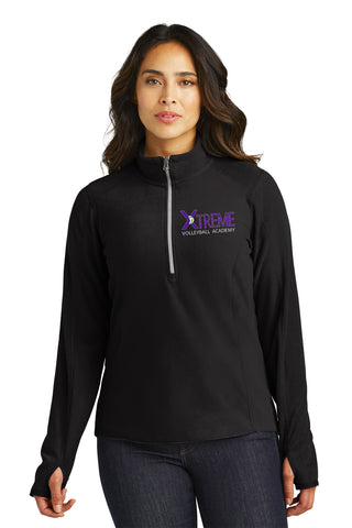 XTREME Ladies Microfleece 1/2-Zip Pullover
