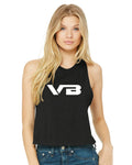 VB Women's Racerback Cropped Tank - 6682