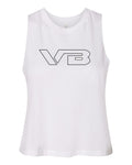 VB Women's Racerback Cropped Tank - 6682