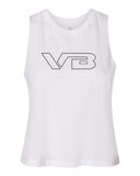 VB Women's Racerback Cropped Tank - 6682