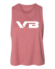 VB Women's Racerback Cropped Tank - 6682