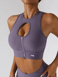 VB Premium Ribbed V Cut Yoga Short Set