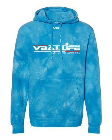 VBALLIFE Tie-Dye Hooded Sweatshirt
