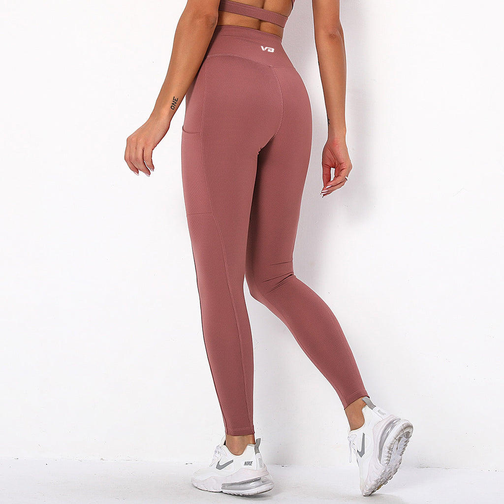 VBALLIFE Petite Workout Premium Leggings with seamless stipes styles