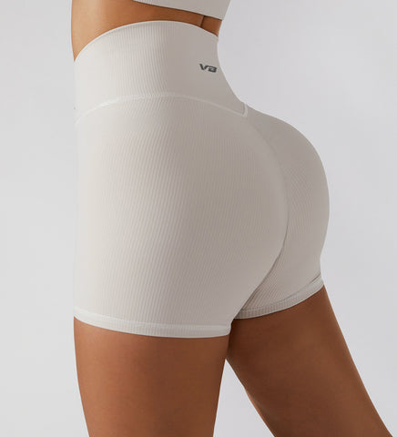VB Premium Ribbed V Cut Yoga Short Set VBALLIFE Athletic Apparel