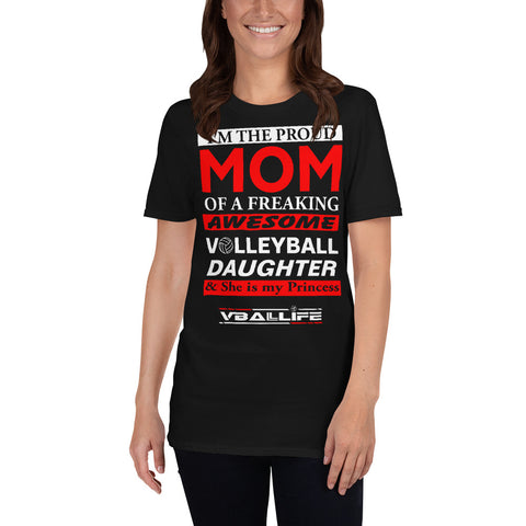 VBALLIFE Awesome VB Mom T-Shirt